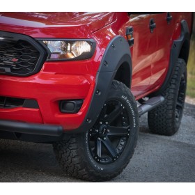 Elargisseurs d'Aile Ford Ranger - Noir Mat +4cm - de 2019 à 2022