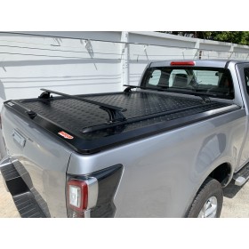 D Max Tapa de descarga - Aluminio negro - Space Cab N60