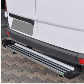 Custom Transit Rear Step - Aluminium - från 2012