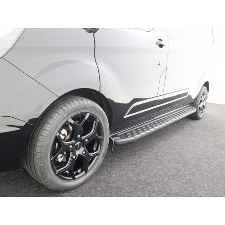 Ford Transit Custom Running Boards - Black - L1 from 2018