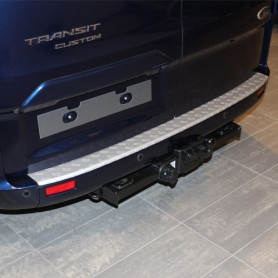 Ford Transit Custom Protezione Paraurti Posteriore - Piastra Zigrinata