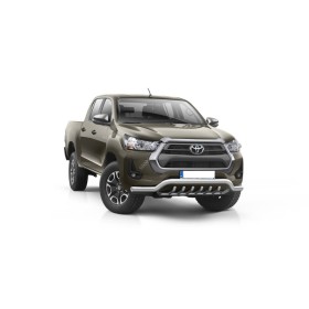 Toyota Hilux stötfångare - med klor i rostfritt stål - (från 2021)