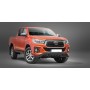 Parachoques Toyota Hilux - con garras de acero inoxidable negro - (De 2018 a 2020)