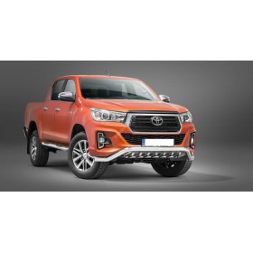 Toyota Hilux stötfångare - med klor i rostfritt stål - (från 2018 till 2020)