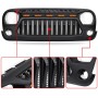 Jeep Wrangler JK Grille - Orange lysdioder