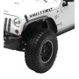 Guardabarros Jeep Wrangler JK Flares - Acero - Estilo plano