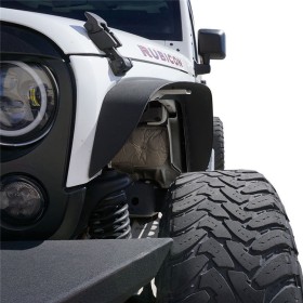 Jeep Wrangler JK Fender Flares - Stål - Platt Stil