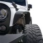 Guardabarros Jeep Wrangler JK Flares - Acero - Estilo plano