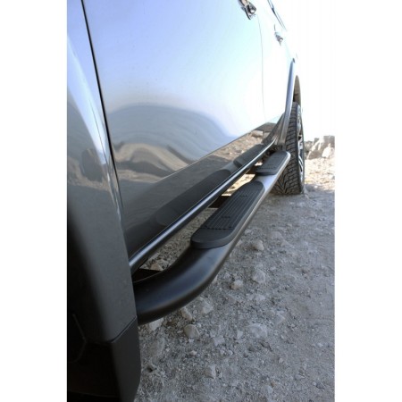 Hilux Running Boards - Black Tubular - Revo from 2016