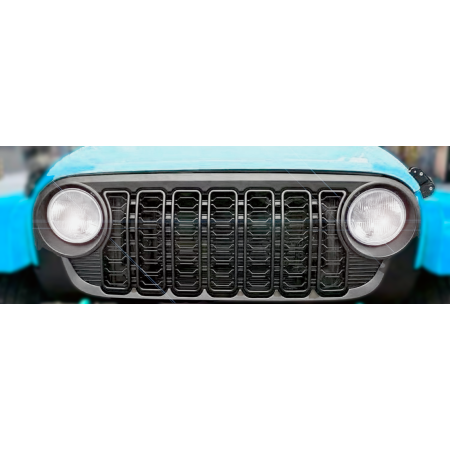 Wrangler Grille - 2024/2025 Leta efter 2007 till 2018 Wrangler