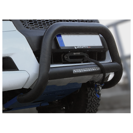 Ford Ranger Bull Bar - Black + LEDs - Homologated - Double, Super Cab