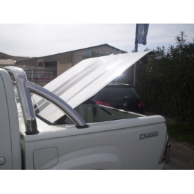 D Max Bed Cover - Classic + Roll Bar Stainless Steel - (Crew Cab2007 to 2011)