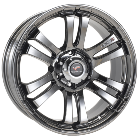 20" Yachiyoda Alufelgen - Hexa T6 Black Chrome