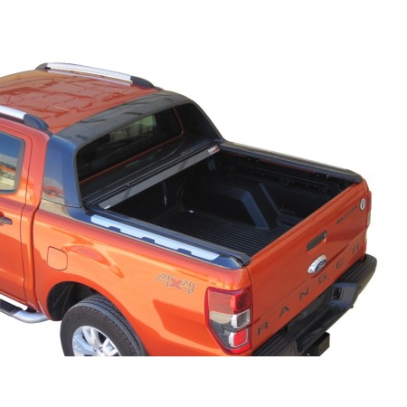 Ford Ranger Bed Cover - Wildtrak - Sliding Curtain - Matte Black