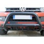 Amarok Bull Bar - Acero inoxidable negro reforzado - Aprobado por la CE