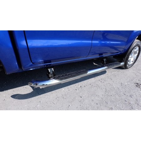 Ford Ranger Running Boards - Electric Automatic Retractable Stainless Steel