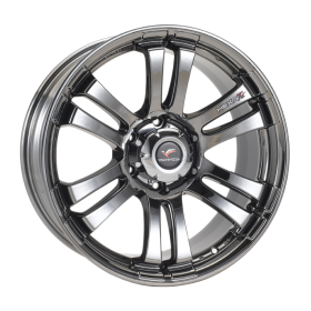 Llantas Amarok - 22 pulgadas Alu Yachiyoda - Hexa T6 Negro Cromo