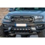 Ford Ranger Stötfångare - med svarta klor i rostfritt stål - (från 2012)