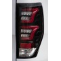 Ranger LED Lights - Black Background - Clear Glass