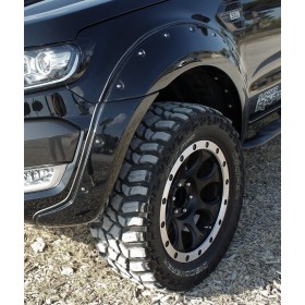 Elargisseurs d'Ailes Ford Ranger - Noir Shadow