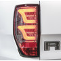 Luci LED Ford Ranger - Parte inferiore cromata - Vetro fumè - (dal 2012)