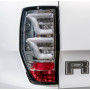 Luci LED Ford Ranger - Parte inferiore cromata - Vetro fumè - (dal 2012)