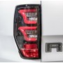 Ranger LED Lights - Black Background - Clear Glass