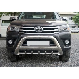 Barra de protección Hilux - Acero inoxidable reforzado - Homologado - Revo